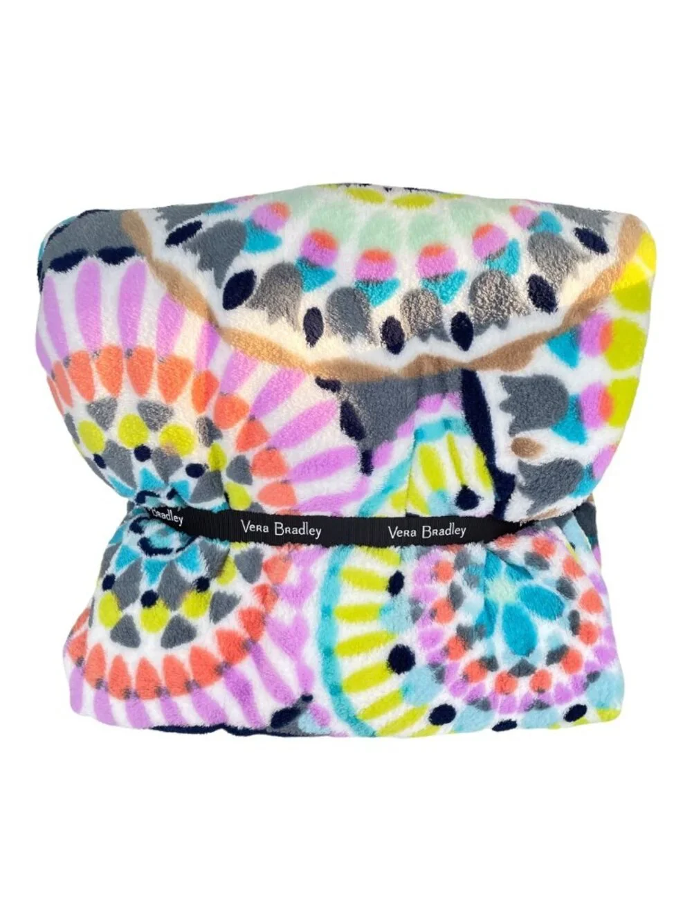 Vera Bradley Sunny Medallion Plush Throw Blanket